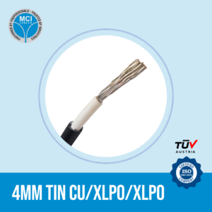 4MM TIN CU/XLPO/XLPO solar wire