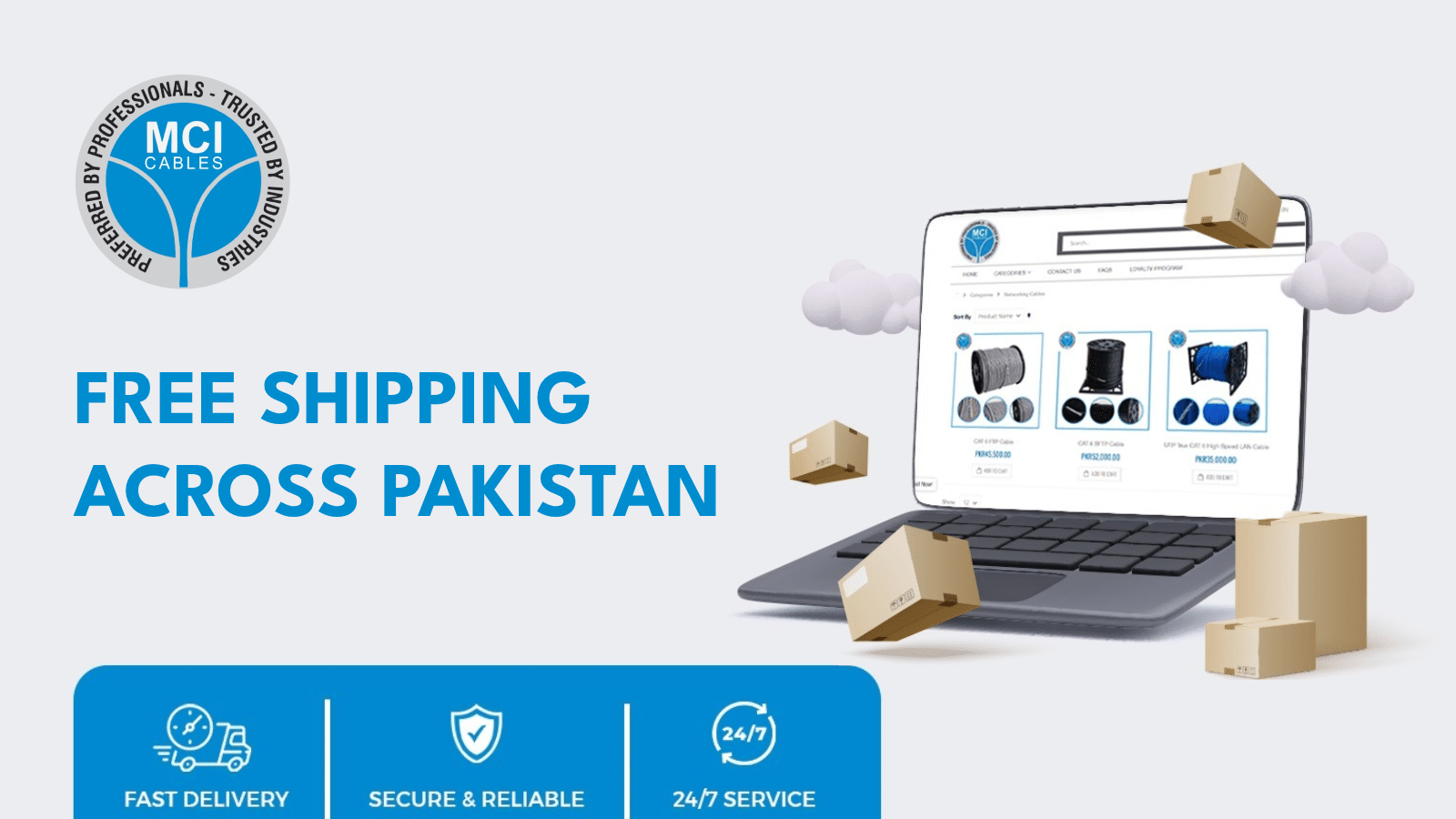 Free Shipping All over the pakistan