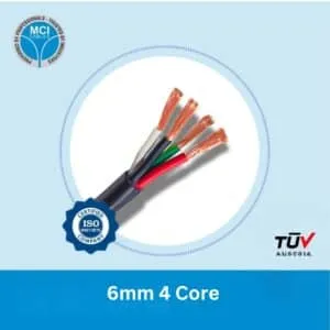 6mm 4 core multi cable