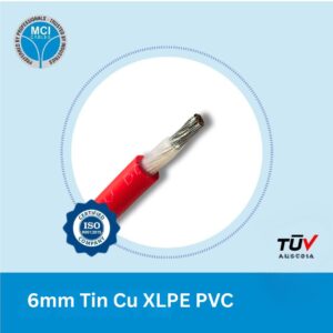 6MM TIN CU XLPE PVC SOLAR CABLE